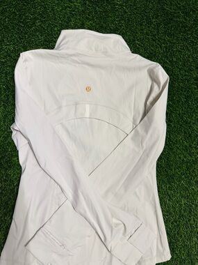 lululemon athletica Men's White Full-Zip Training Jacket